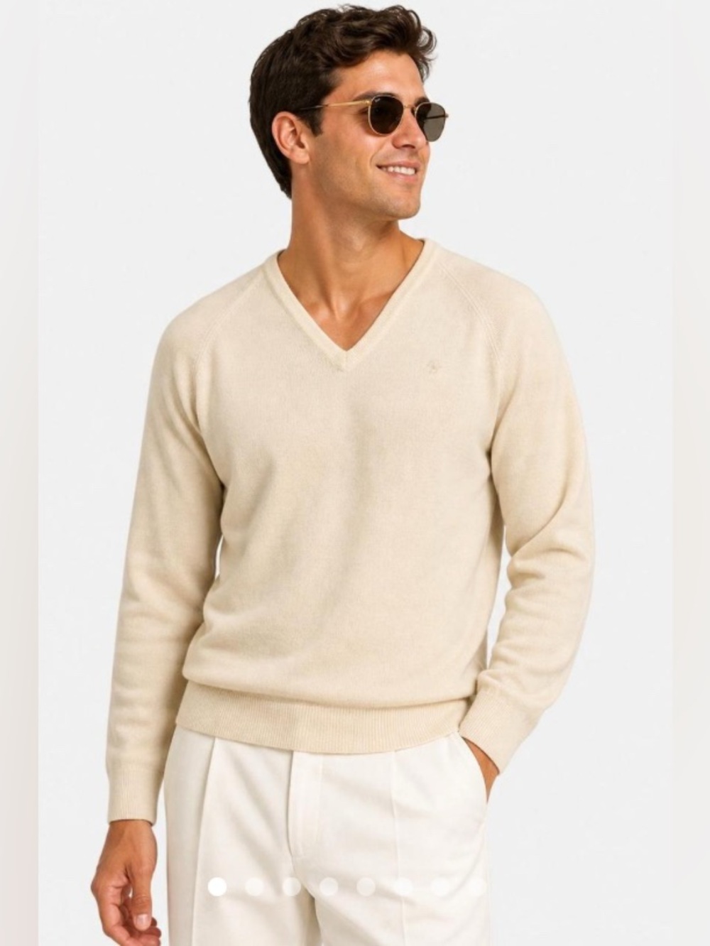 Christian Dior Vintage Men's V Neck Sweater